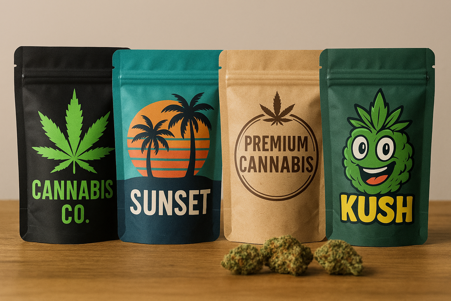 Custom Cannabis Mylar Bags
